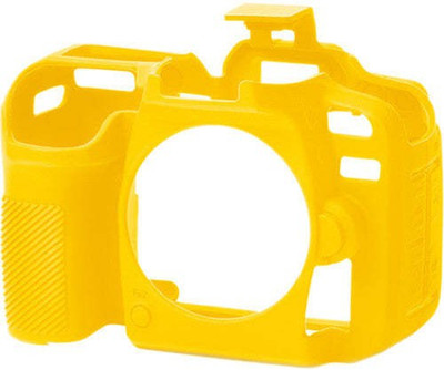 Amabu D7500 camera silicon protective rubber body cover for Nikon d7500 camera  Camera Bag(Yellow)