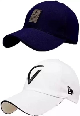 IF LANE Solid Sports/Regular Cap Cap(Pack of 2)