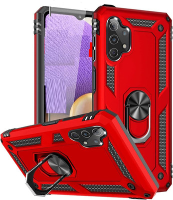 RUNICHA Back Cover for Samsung Galaxy M32 5G, Samsung M32 5G(Red, Grip Case, Silicon, Pack of: 1)