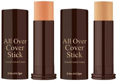 tanvi27 HIGH COVERAGE CONCEALER INSTANT WATERPROOF MAKEUP STICK Concealer(Beige, 28.4 g)