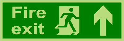 ABCD FIRE EXIT Emergency Sign(Reflective Sign)