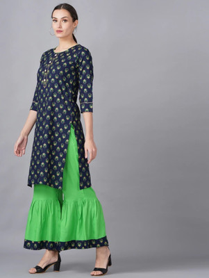 BADRIKAFASHION Women Kurta Pant Dupatta Set