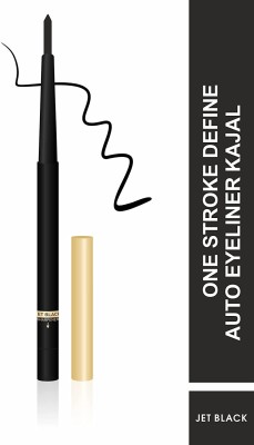 MYEONG PERFECT EYE MAKE UP WATER PROOF LONG LASTING SMUDGE PROOF SHIMMERY CRAYON KAJAL(JET BLACK, 3 g)