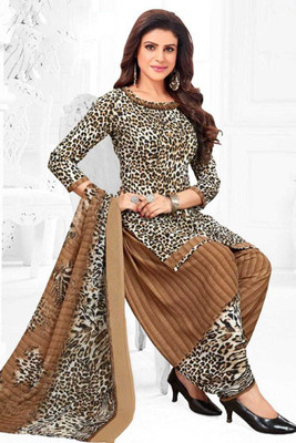 SIMPLYETHNIC Crepe Printed Kurta & Patiyala Material