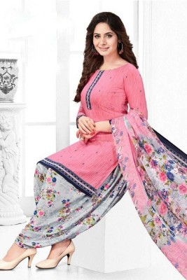 SIMPLYETHNIC Crepe Printed Salwar Suit Material