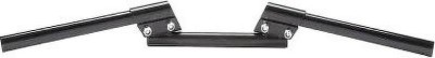 AutoGnix Black Universal Motorcycle Handle Rod Handle Bar(Black)