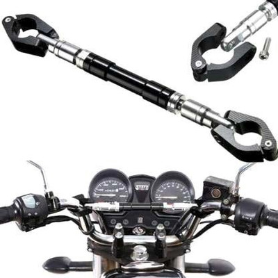 AutoGnix Adjustable Motorcycle Handle Bar(Black)