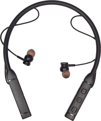 ZEPAD Long battery life bluetooth earbud neckband best for calling and music Bluetooth(Black, On the Ear)