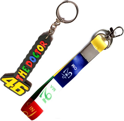 Meeko.com the doctor 46 with ladakh tag bike key chain Key Chain