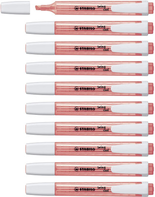 Stabilo Highlighter - Swing Cool - Red(Set of 10, Red)
