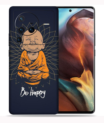 WeCre8 Skin's Vivo X80 Pro 5G, Be Happy Buddha Mobile Skin(Multicolor)