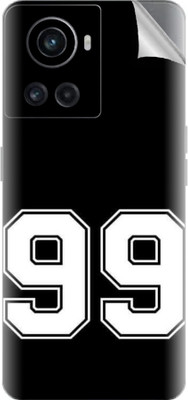 Snooky OnePlus 10R Mobile Skin(Black, White)