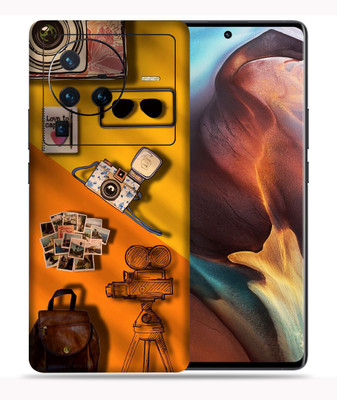 SkinoMania Vivo X80 Pro-5G Mobile Skin(Multicolor Photography)