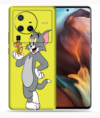 SkinoMania Vivo X80 Pro-5G Mobile Skin(Multicolor Tom&Jerry)