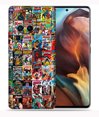 SkinoMania Vivo X80 Pro-5G Mobile Skin(Multicolor Marvel-Comic)
