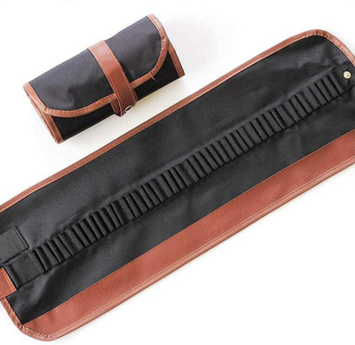 FRKB Empty Pencil Wrap for 48 Pencils Roll Up Pouch Art Canvas Pencil Box(Set of 1, Multicolor)