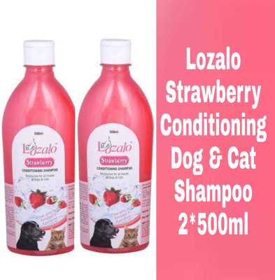 Lozalo Conditioning Strawberry Dog Shampoo(1000 ml)