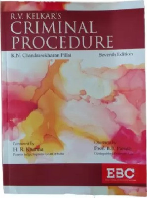 R.v.kelkar's Criminal Procedure Seventh Edition By K.n. Chandrasekharan Pillai (English, Paperback)(Paperback, K.N. CHANDRASEKHARAN PILLAI)