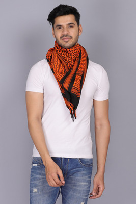 AXOLOTL Printed Cotton Blend Men Scarf