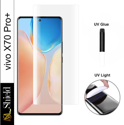 MS-Shield Edge To Edge Tempered Glass for Vivo X70 Pro+(Pack of 1)