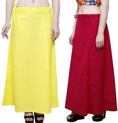 YELLOW-RANI Pure Cotton Petticoat(Medium)