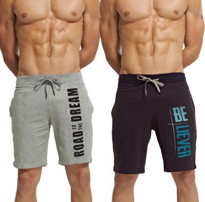 Southcity Solid Men Multicolor Regular Shorts