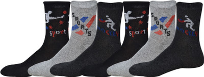GARUN Men Embriodered Ankle Length(Pack of 6)