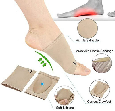 Atirap Flat Arch Support Socks Sleeves Pad For Foot Pain Relief 1 pair Foot Support Foot Support
