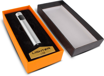 MOOZMOB Sleek Rechargeable Electric Flameless Lighter with On/Off Touch Sensor Plasma Lighter Butane Free Non Gas Refillable Lighter for Smoking Windproof Cigarette Lighter(Silver) MOOZMOB Sleek Rechargeable Electric Flameless Lighter with On/Off Touch Sensor Plasma Lighter Butane Free Non Gas Refillable Lighter for Smoking Windproof Cigarette Lighter(Silver)