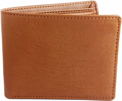 Geelark Men Trendy Tan Artificial Leather Wallet(5 Card Slots)