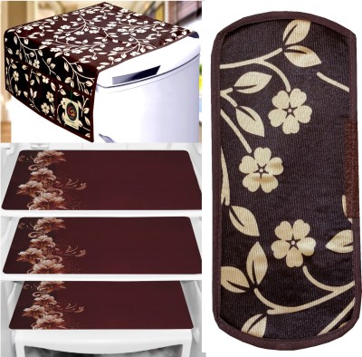 Comfort House Refrigerator  Cover(Width: 99 cm, brown)