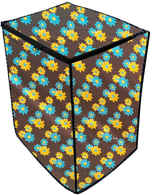 JM Homefurnishings Top Loading Washing Machine  Cover(Width: 56 cm, Yellow, Brown)
