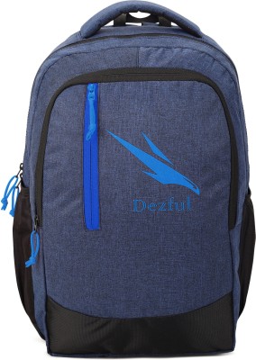 Dezful 35 L Casual Waterproof Laptop Bag Backpack School Bag Office Bag for Men Women Laptop Bag(Blue, Navy Blue)