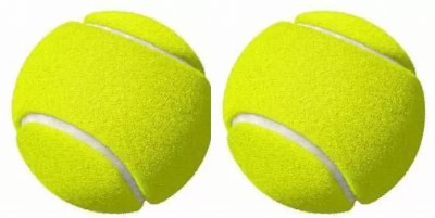 KOBRO Tennis Cricket Ball , Cricket Tennis Ball Light Weight Cricket Tennis Ball(Pack of 2, Green)