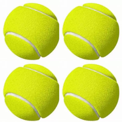 KOBRO Tennis Cricket Ball , Cricket Tennis Ball Light Weight Cricket Tennis Ball(Standard, Pack of 4)
