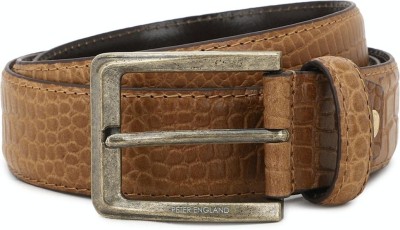 PETER ENGLAND Men Casual Brown Genuine Leather Belt