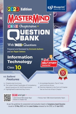 Master Mind Information Technologys CBSE Class 10 Question Bank. 1400+ Questions based on Latest Pattern for 2023 Examination.(Paperback, A Panel of Experts)