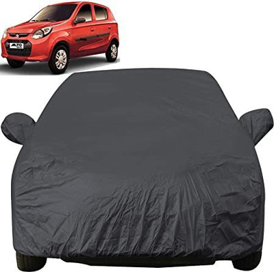 ARB Car Cover For Maruti Suzuki Alto 800 (With Mirror Pockets)(Grey)