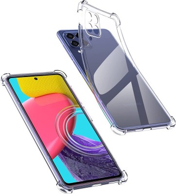 OneLike Bumper Case for Samsung Galaxy M53 5G(Transparent, Shock Proof, Silicon, Pack of: 1)