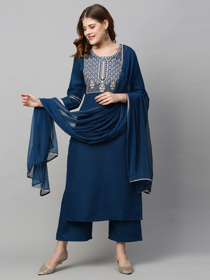 Anni Designer Women Kurta Palazzo Dupatta Set