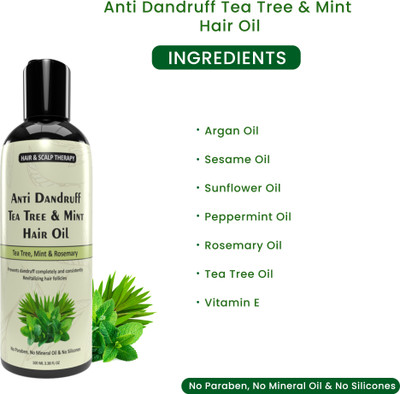 Manarya Sun's Heart Summer Cool Anti Dandruff Tea Tree, Rosemary & Mint Hair Oil(100 ml)