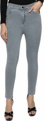 MadVin Slim Women Grey Jeans