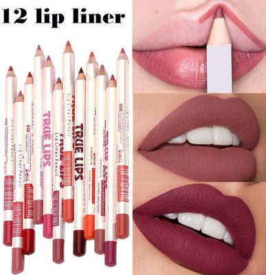 NADJA LONG LASTING MATTE LIP LINER 12 COLOR SET(MULTICOLORED)