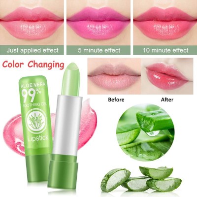 KAIASHA HIGH QUALITY ALOE-VERA LIP BALM PACK OF 1 FRUITY(PINK, 10 g)