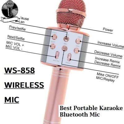 Y2H Enterprises Q45 (Ws858) Pro Wireless Mircophone HanQhelQ Color May Vary (Pack of 1) Microphone