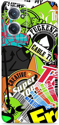 SkinoMania Nord-Ce2-(5G) Mobile Skin(Multicolour Sticker Bomb)