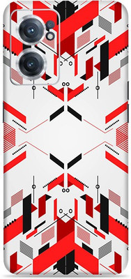 SkinoMania Nord-Ce2-(5G) Mobile Skin(Multicolour Red Abstract)