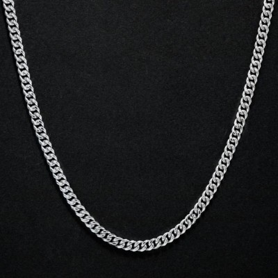 Happy Jewellery Traditional wear silver plated alloy chain for men silver plated brass chain Silver Plated Alloy Chain