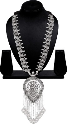 Unique Fashion House Silver Plated Metal Necklace
