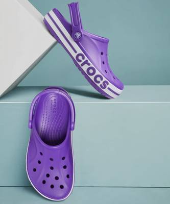 Purple crocs for men online